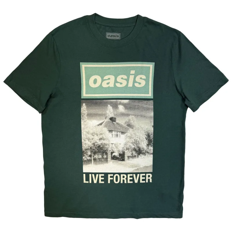 Oasis Live Forever Single Cover T Shirt made by Oasis