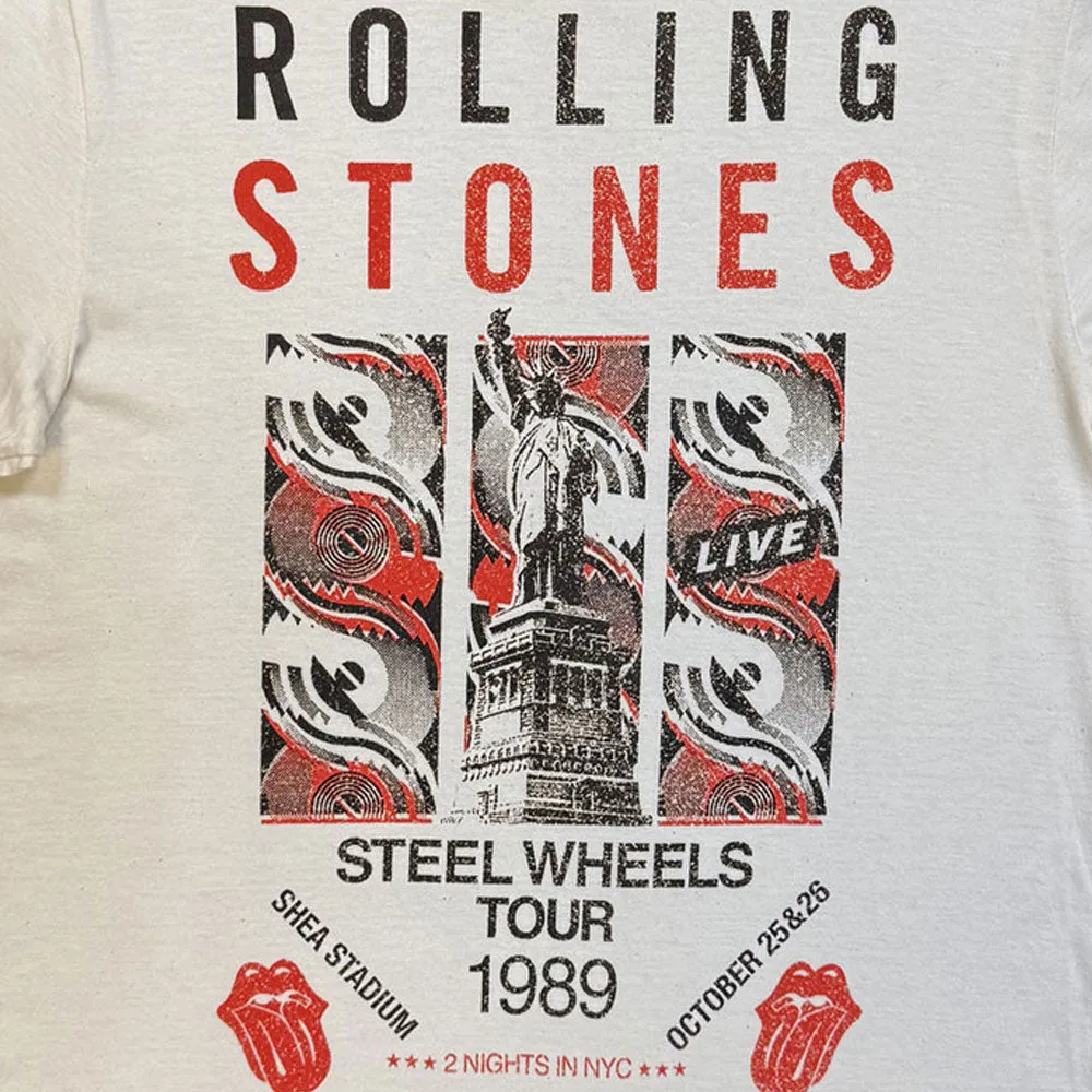 The Rolling Stones Steel Wheels Tour 1989 T Shirt sold by Paradiso Clothing product image thumbnail 2