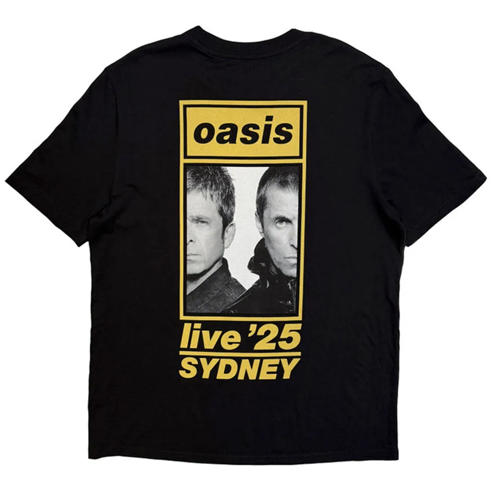 Oasis Live 25 Sydney Half Faces Fan Store T Shirt sold by Paradiso Clothing product image thumbnail 2