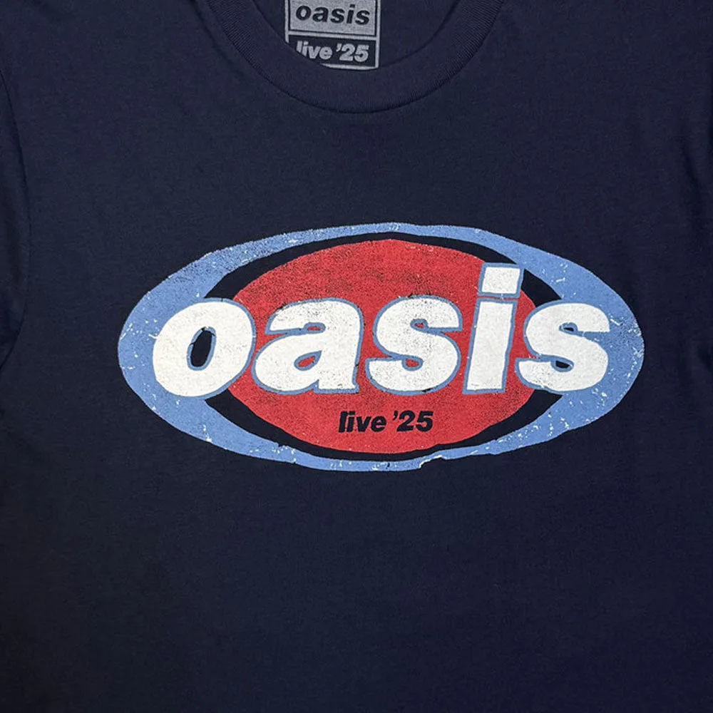 Oasis Live 25 Elliptical Band Logo T Shirt sold by Paradiso Clothing product image thumbnail 2