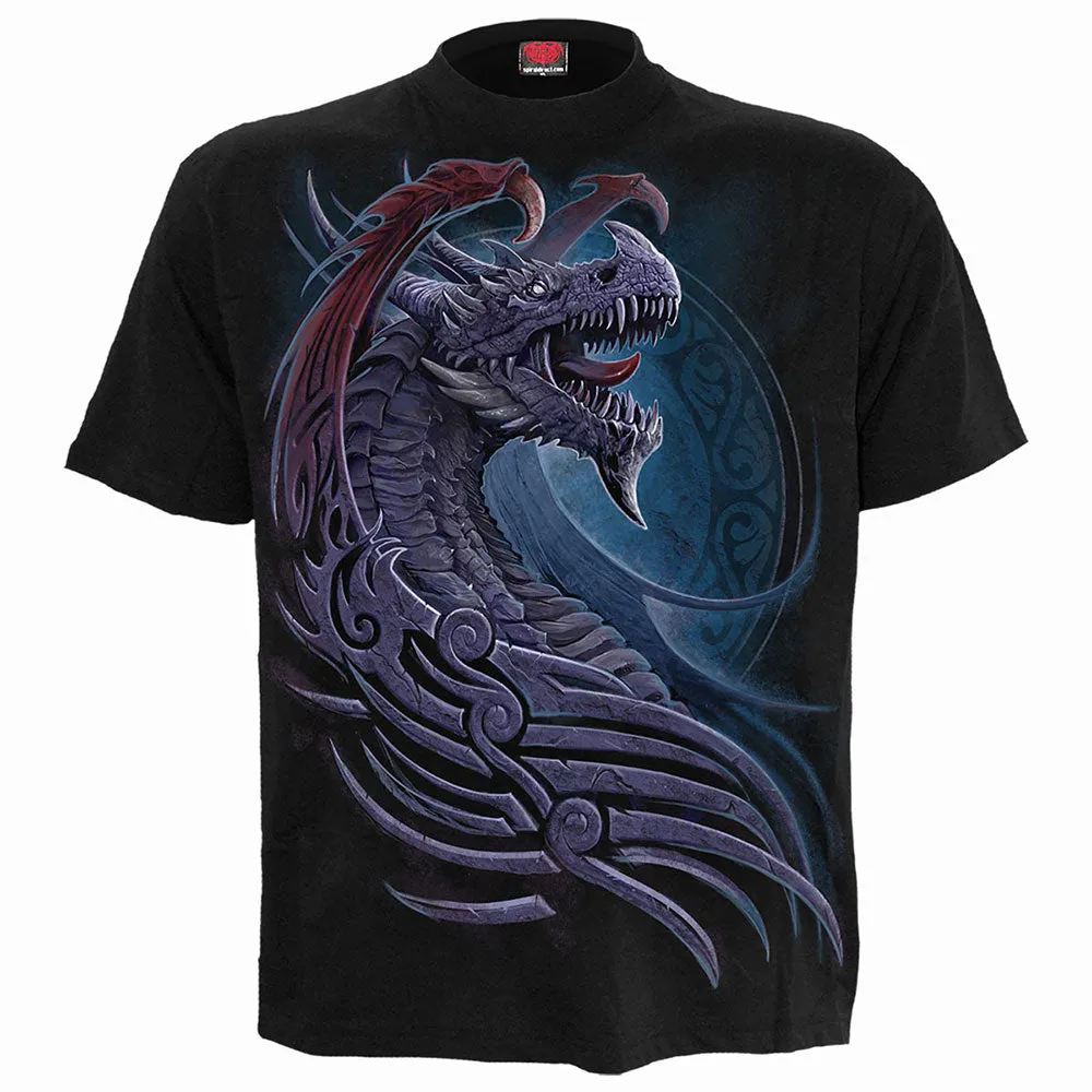 Spiral - DRAGON BORNE - T-Shirt Black sold by Paradiso Clothing product image thumbnail 3
