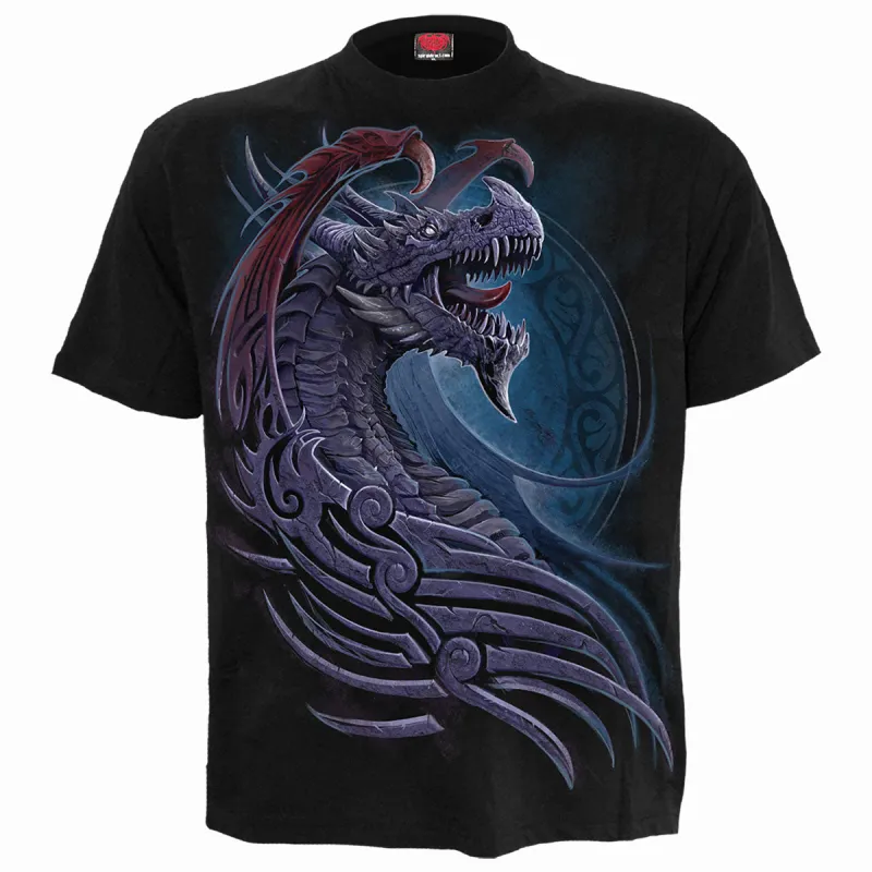 Spiral - DRAGON BORNE - T-Shirt Black made by Paradiso Clothing