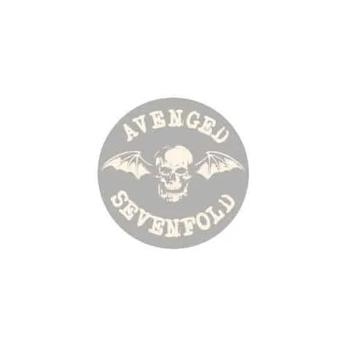 Avenged Sevenfold Unisex T-Shirt: Logo & Death Bat Applique (Black) (Embellished) sold by Paradiso Clothing product image thumbnail 2