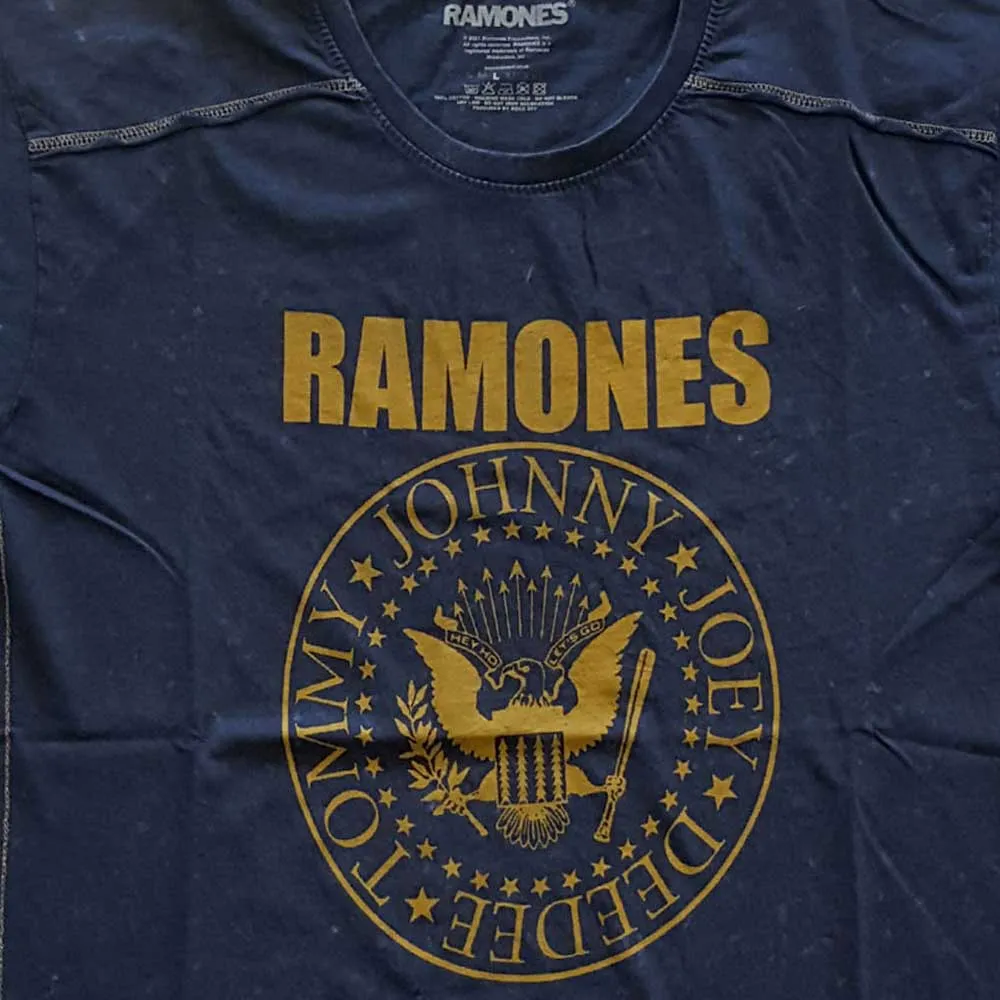 Ramones Presidential Seal Dye Wash T Shirt sold by Paradiso Clothing product image thumbnail 2