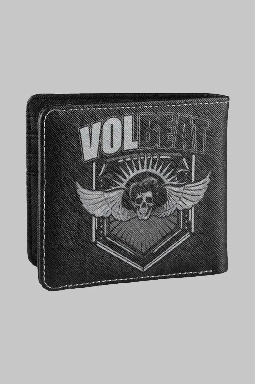 Volbeat Skull Wings Bifold Wallet sold by Paradiso Clothing