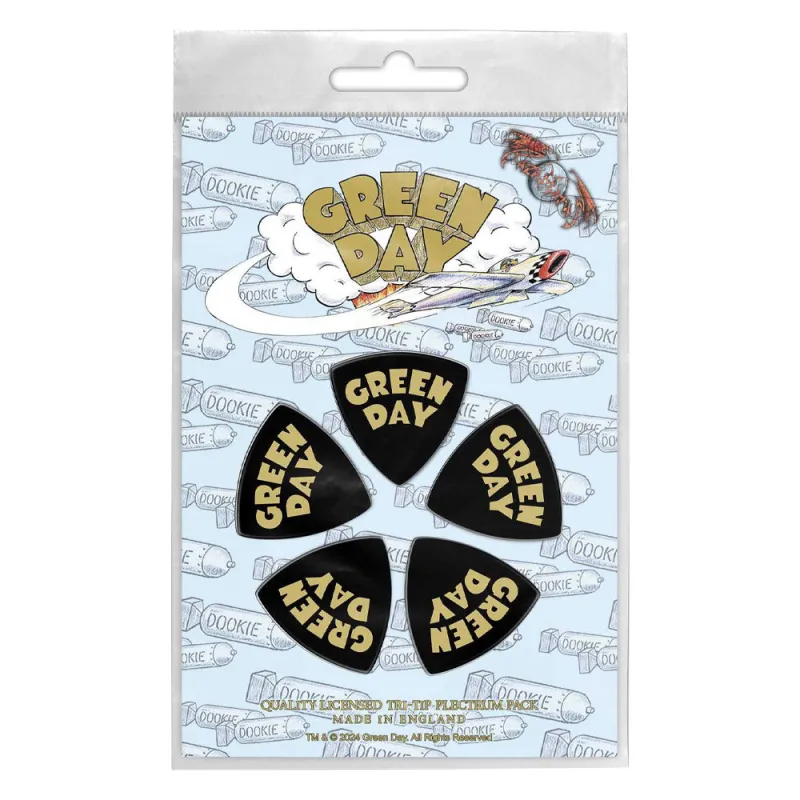 Green Day Dookie Logo Tri-Tip Guitar Picks made by Green Day