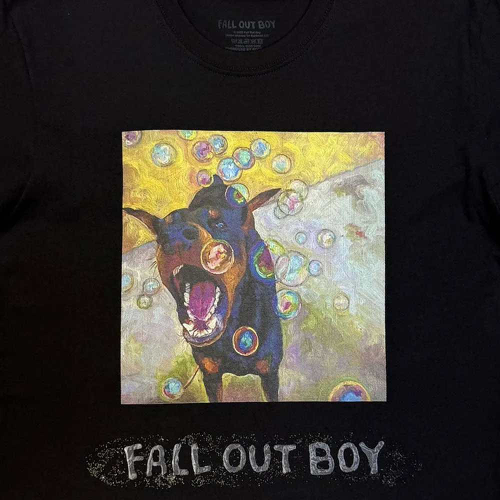 Fall Out Boy Dog Painting T Shirt sold by Paradiso Clothing product image thumbnail 2