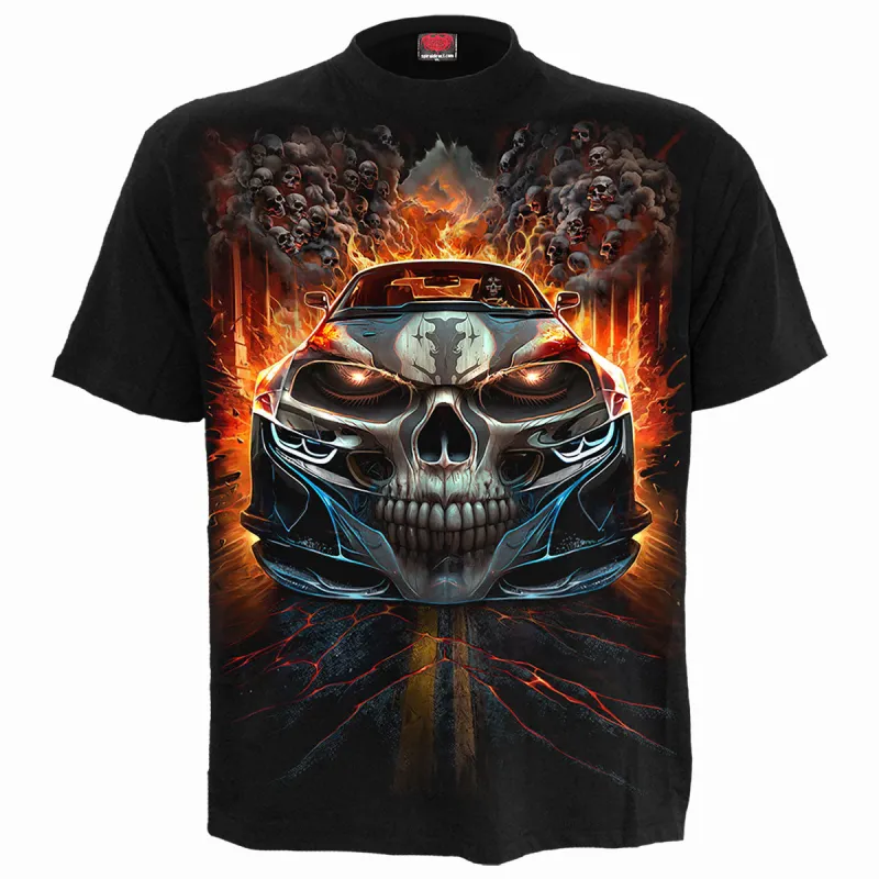 Spiral - SPEED FREAK - T-Shirt Black made by Paradiso Clothing