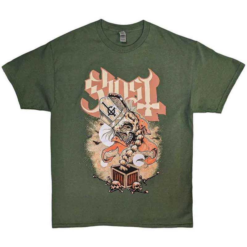 Ghost Jack In The Box Band Logo T Shirt made by Paradiso Clothing