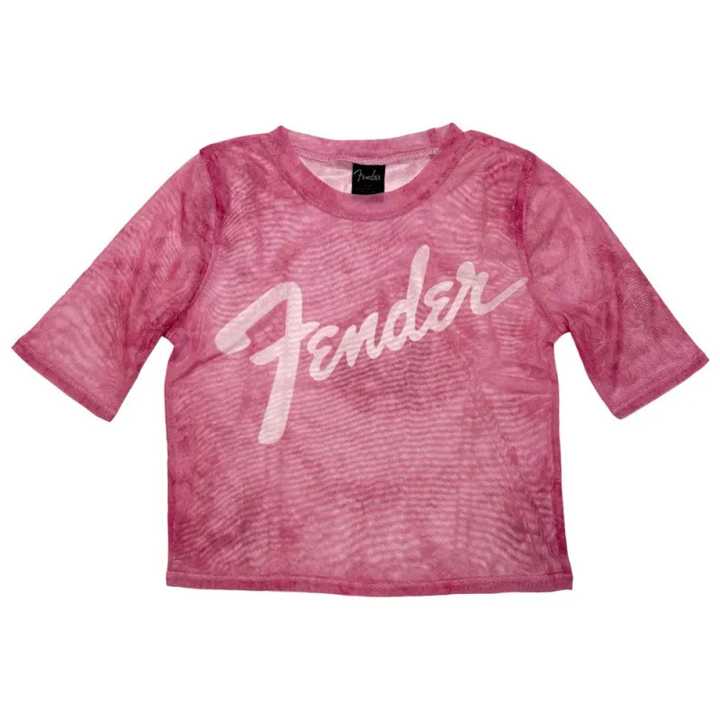 Fender Classic Logo Mesh Crop Top made by Fender