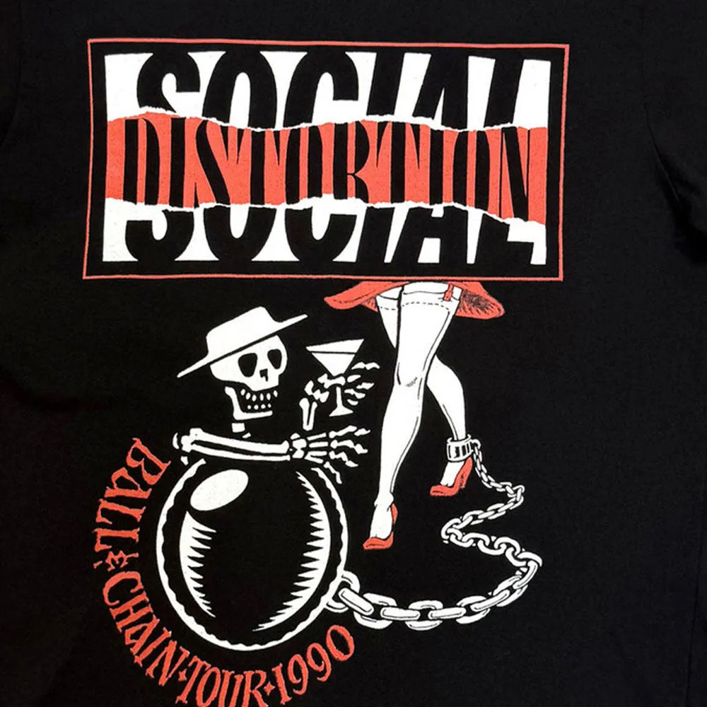 Social Distortion Ball And Chain T Shirt sold by Paradiso Clothing product image thumbnail 2