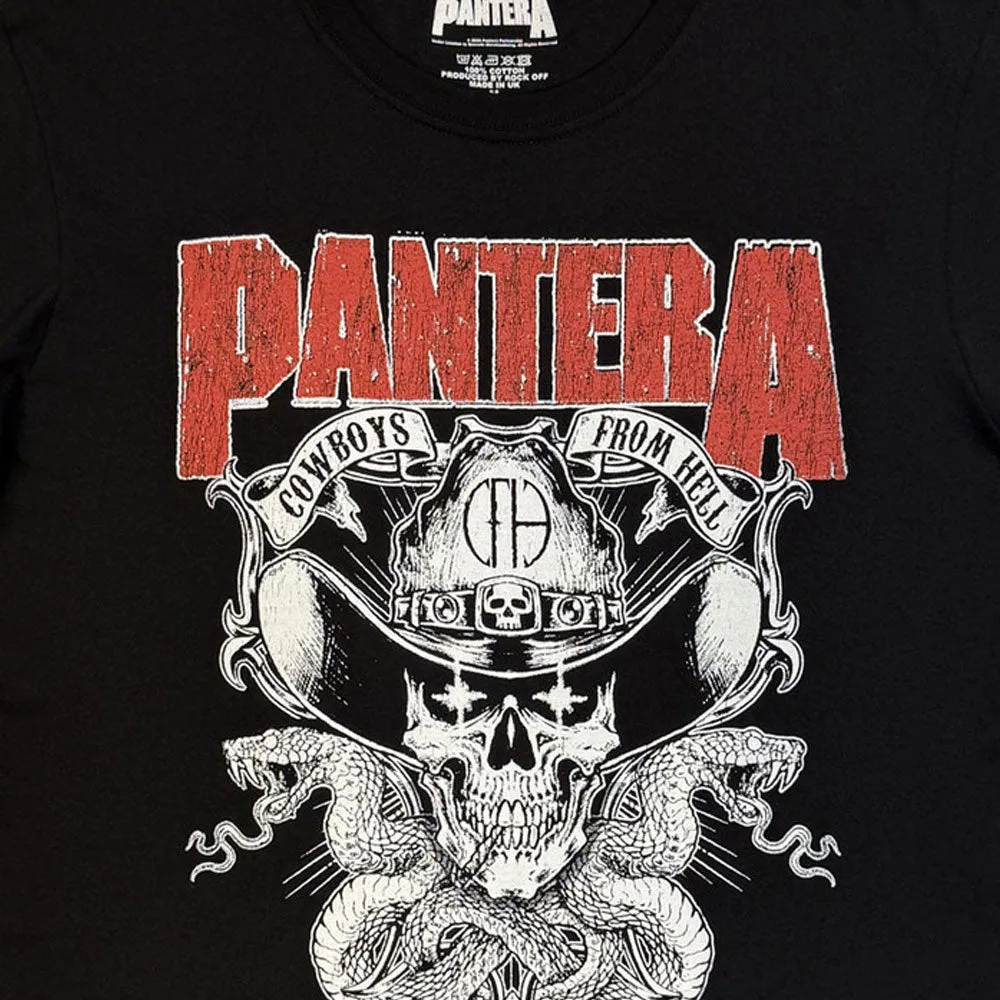 Pantera Snake Skull Band Logo T Shirt sold by Paradiso Clothing product image thumbnail 2