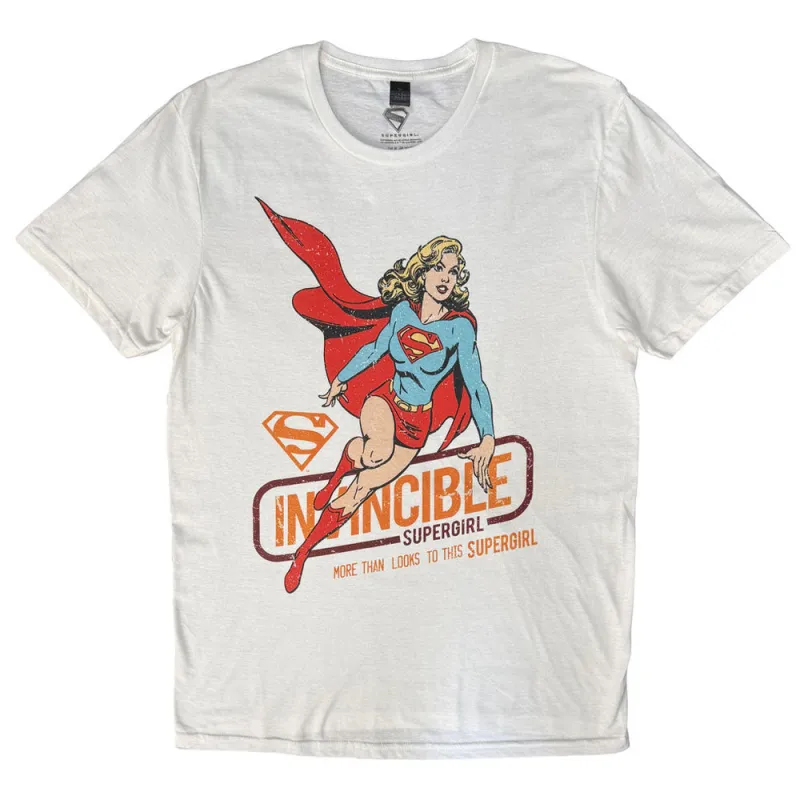 Invincible Supergirl T Shirt made by DC Comics
