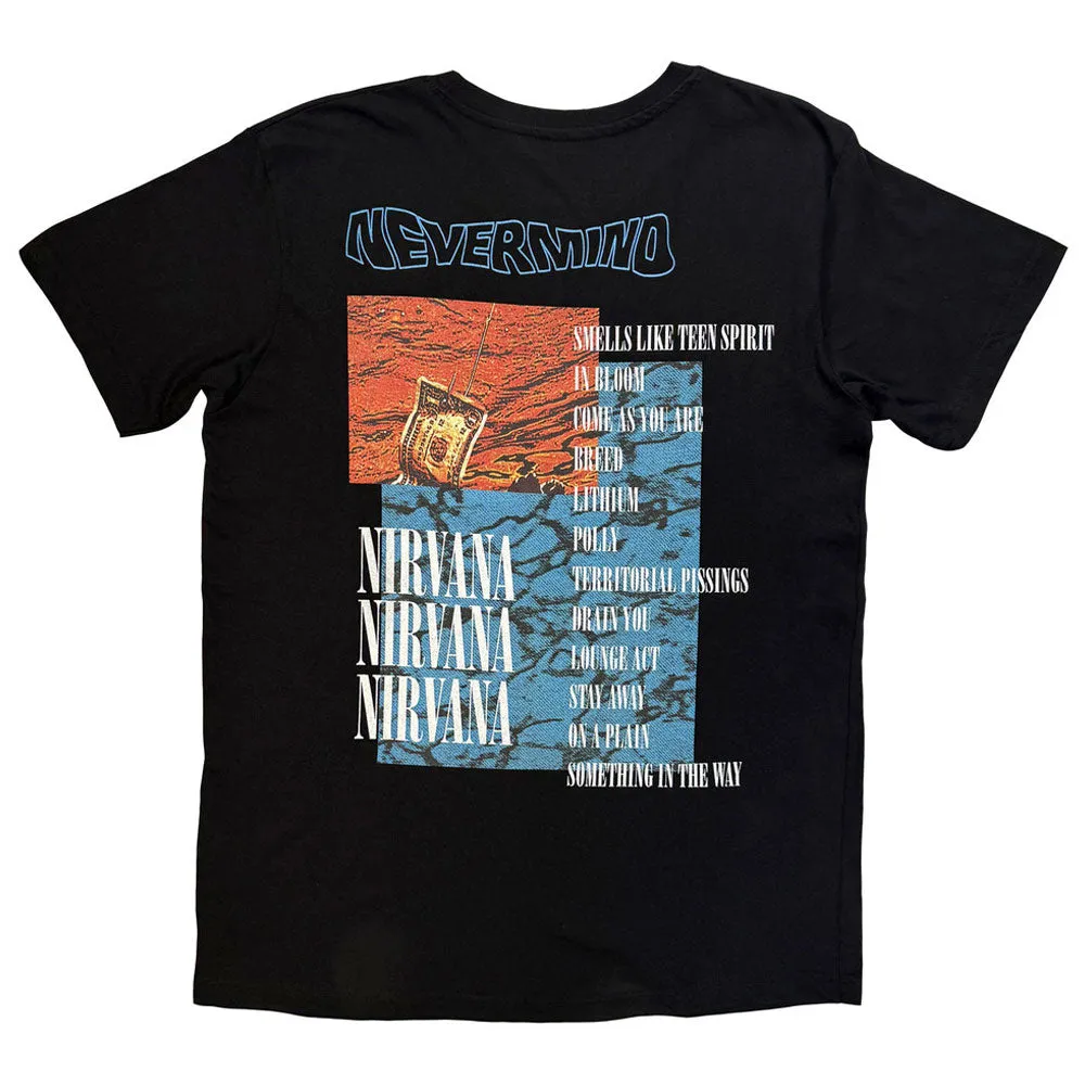 Nirvana Waves Tracklist T Shirt sold by Paradiso Clothing product image thumbnail 2