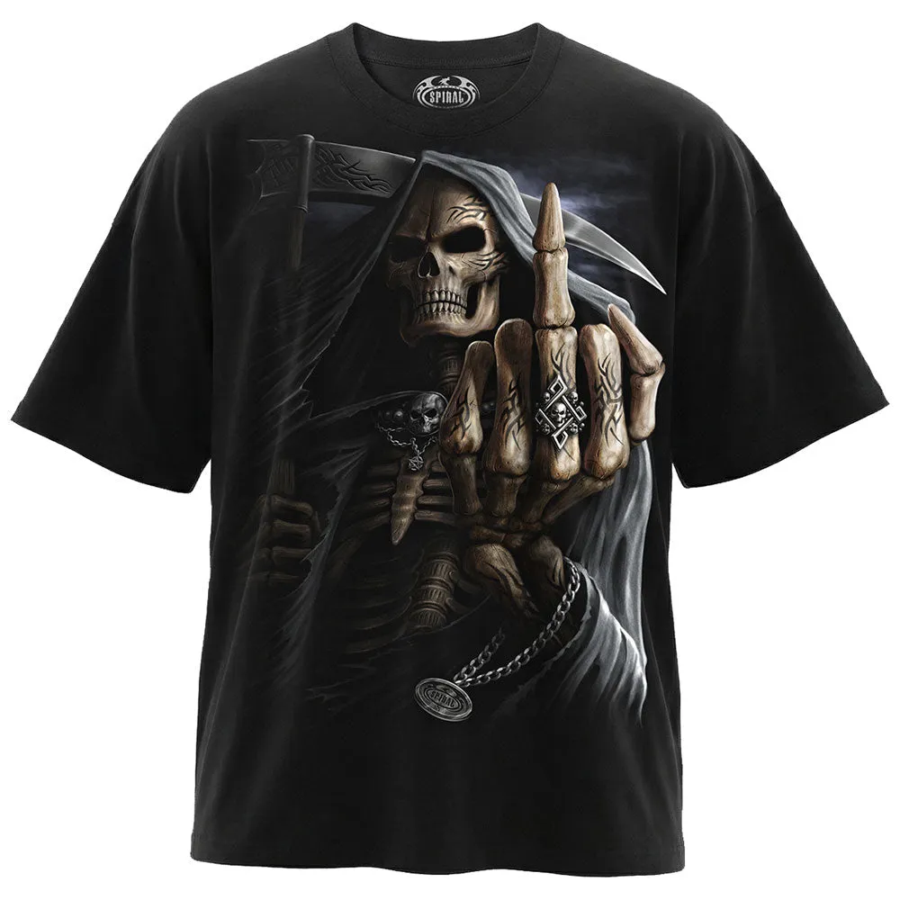 Spiral - BONE FINGER - Box T-Shirt Black sold by Paradiso Clothing