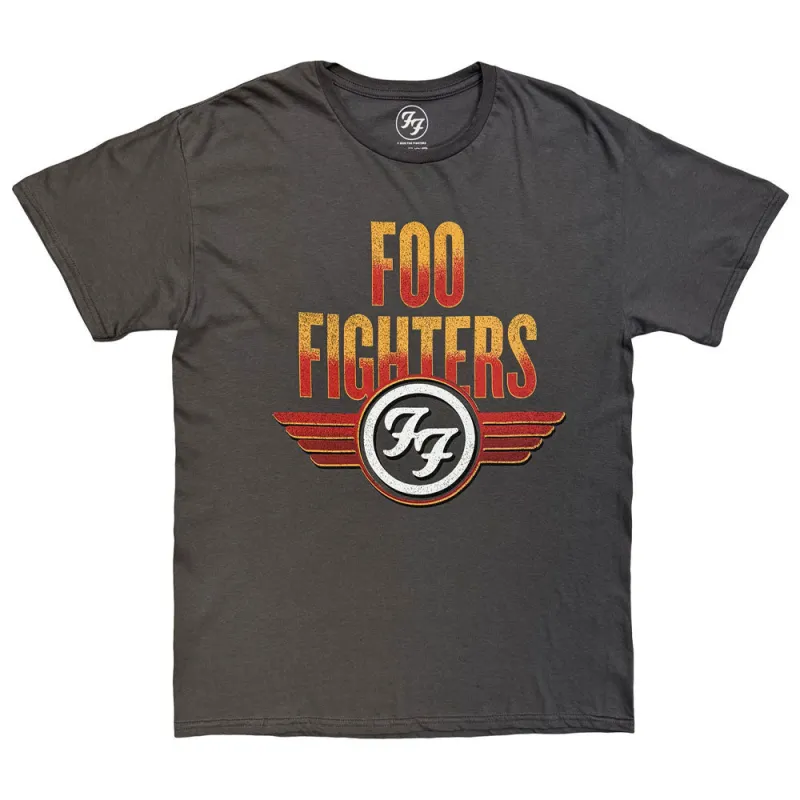 Foo Fighters Wings Band Logo T Shirt made by Paradiso Clothing