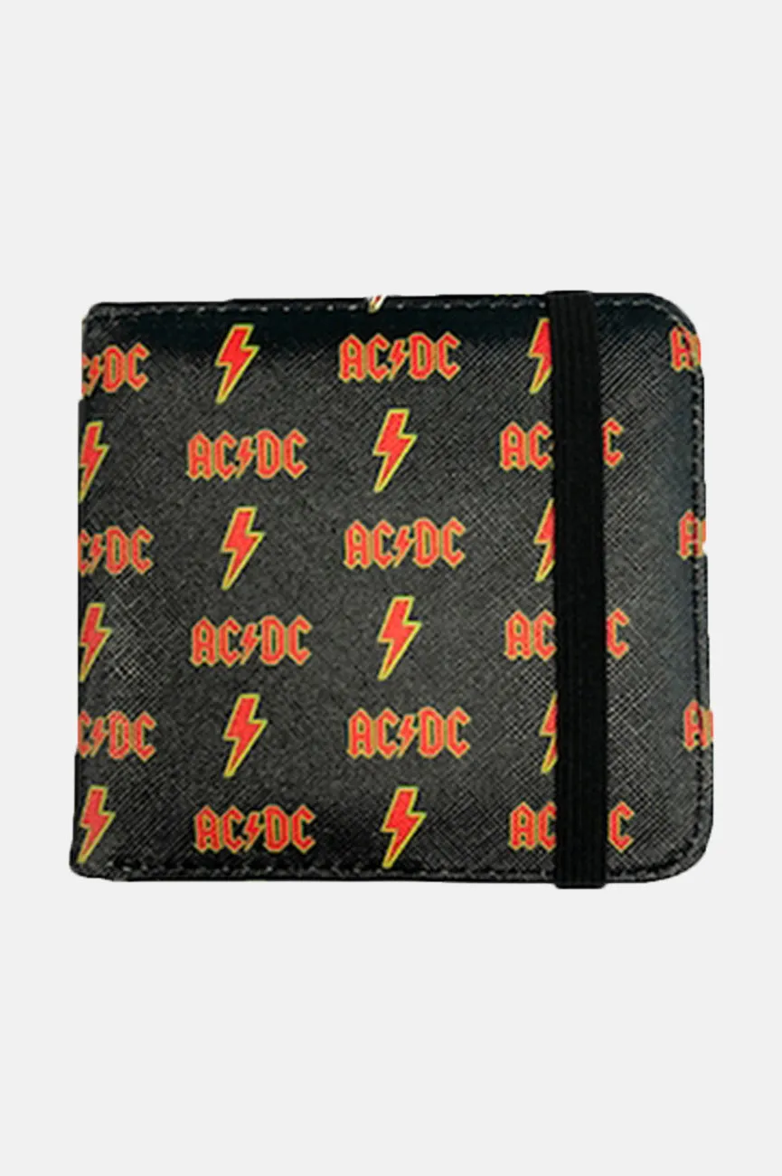 AC/DC All Over Print Bifold Wallet sold by Paradiso Clothing