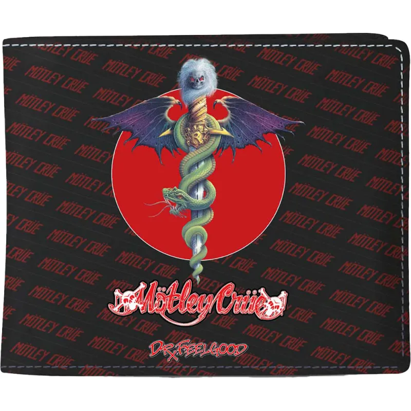 Motley Crue Dr Feelgood 2 Bifold Wallet made by Motley crue