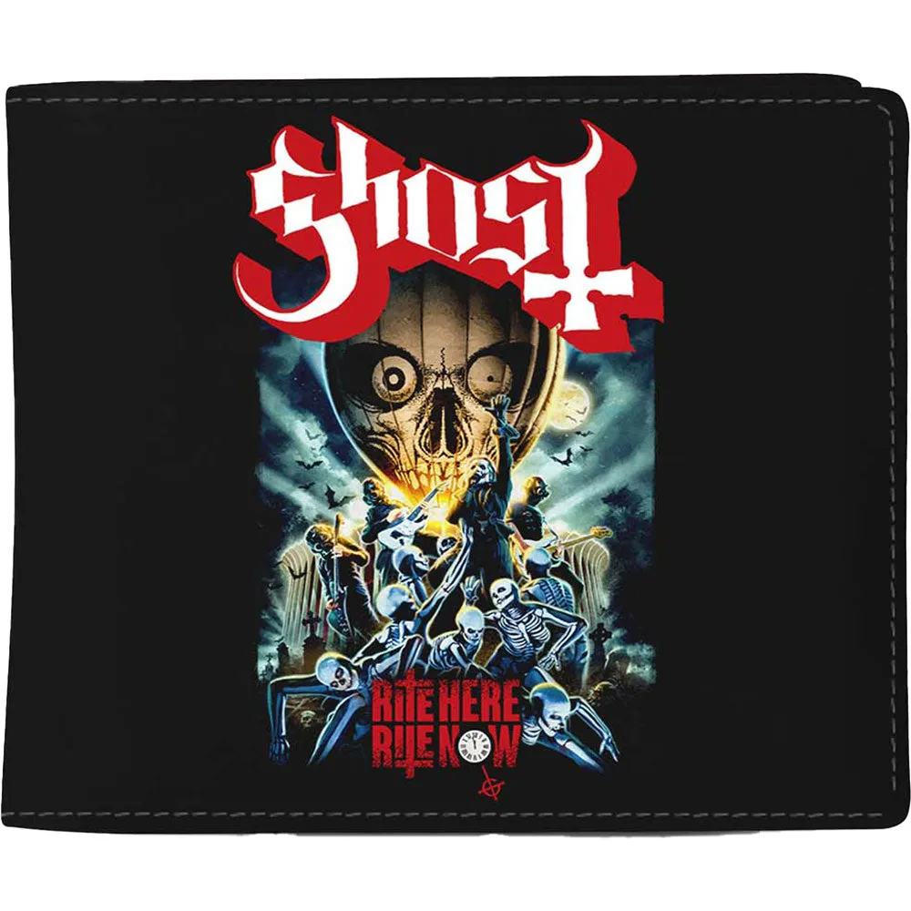 Ghost Rite Here Rite Now Bifold Wallet sold by Paradiso Clothing