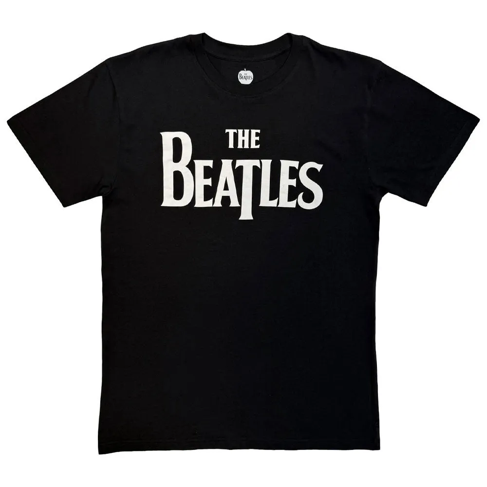 The Beatles Drop T Band Logo Mono T Shirt sold by Paradiso Clothing
