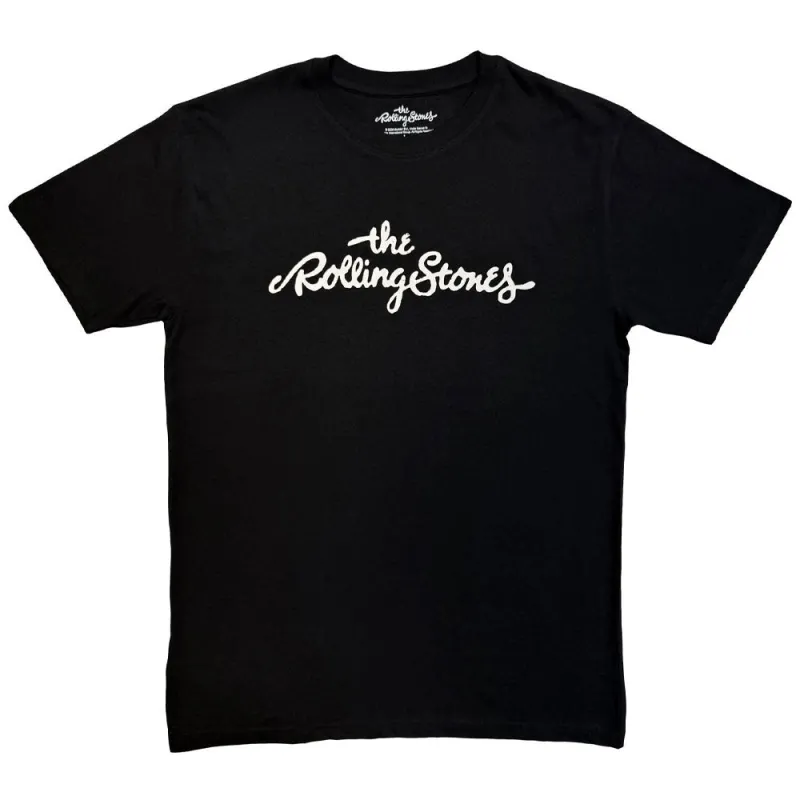The Rolling Stones Band Logo Mono T Shirt made by the Rolling Stones