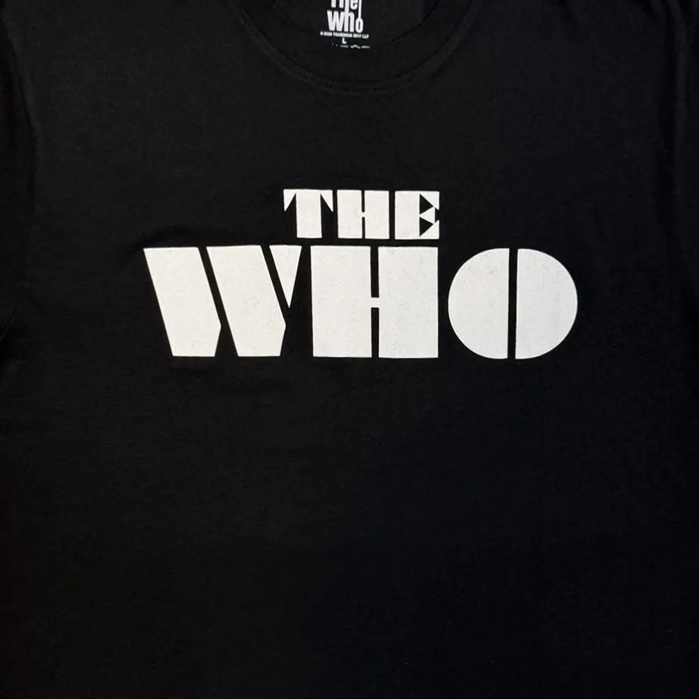 The Who Block Band Logo Mono T Shirt sold by Paradiso Clothing product image thumbnail 2