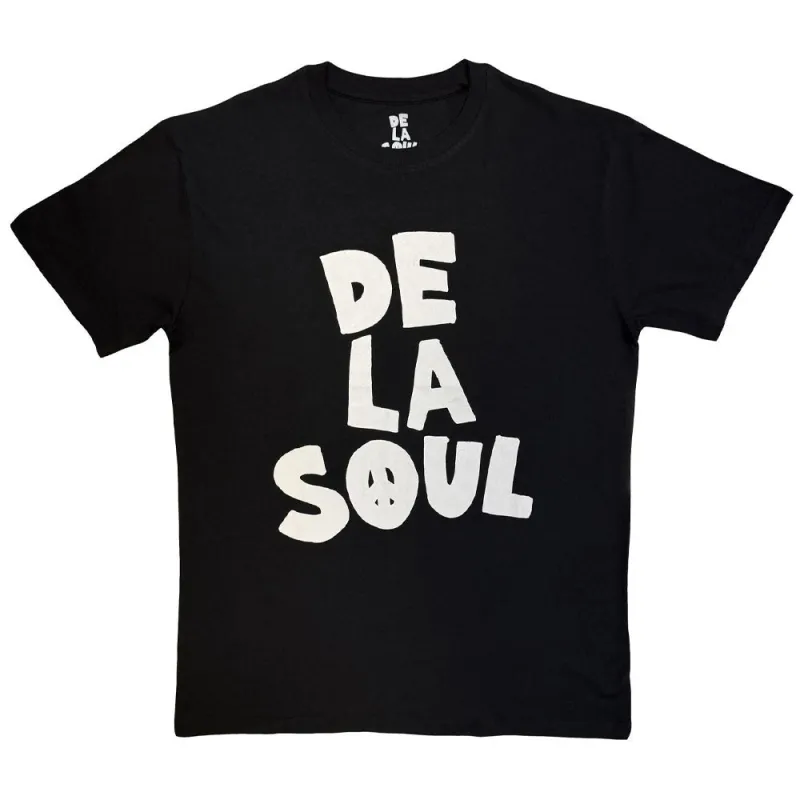 De La Soul Logo Mono T Shirt made by Paradiso Clothing