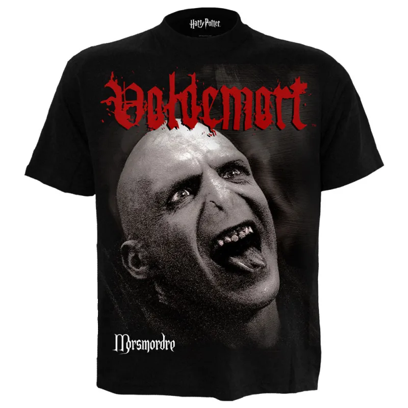 HARRY POTTER - MORSMORDRE - Front Print T-Shirt Black made by Paradiso Clothing