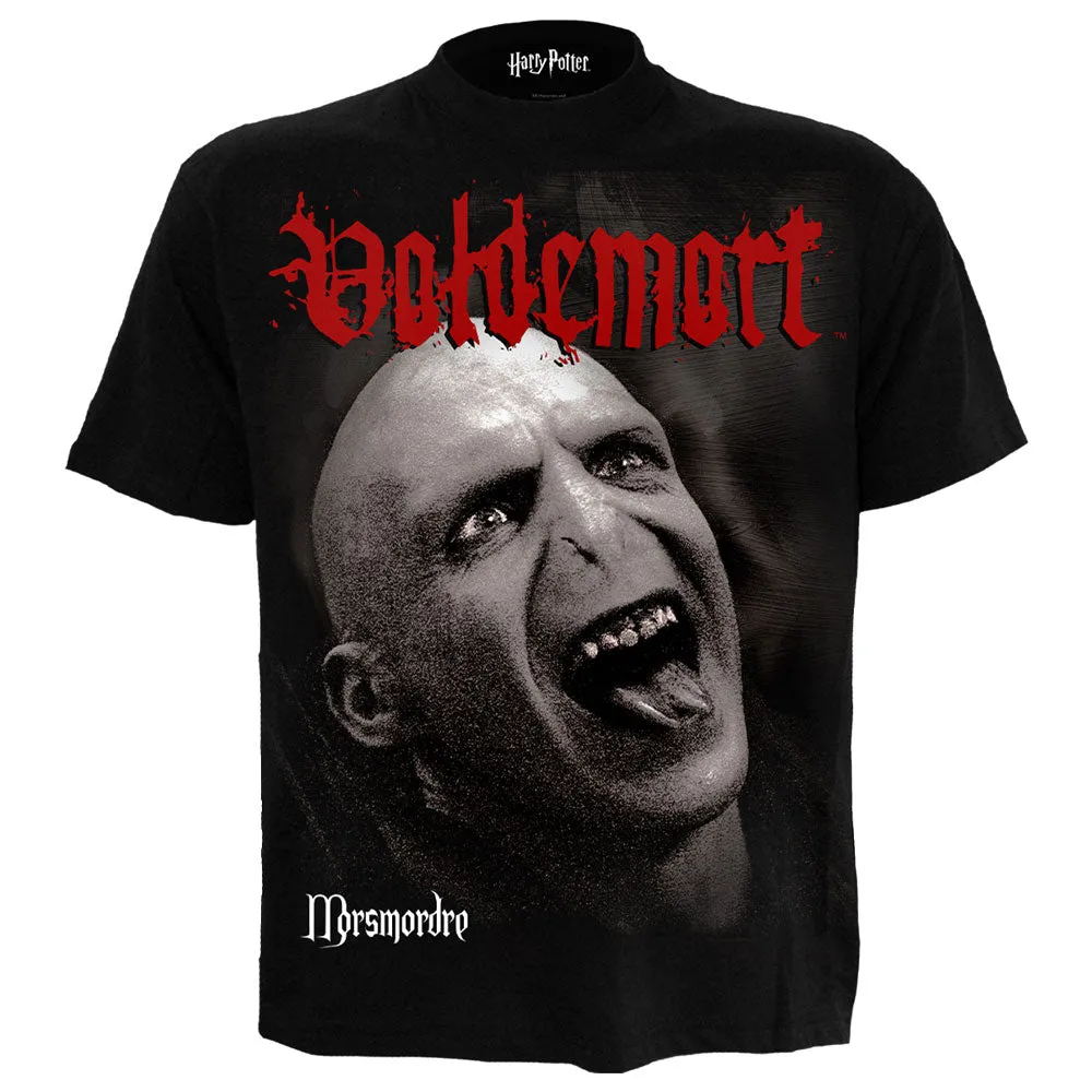 HARRY POTTER - MORSMORDRE - Front Print T-Shirt Black sold by Paradiso Clothing