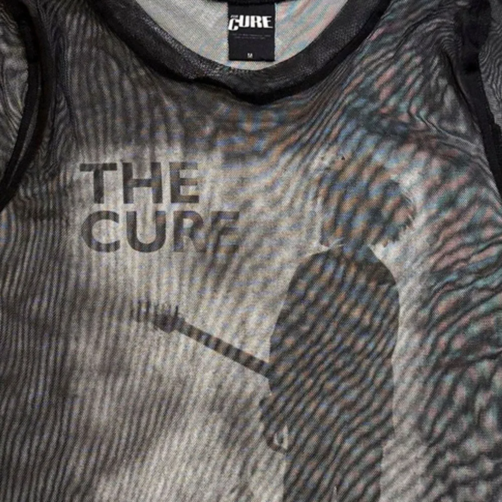 The Cure Boys Dont Cry Sinny Fit Mesh Crop Top sold by Paradiso Clothing product image thumbnail 2