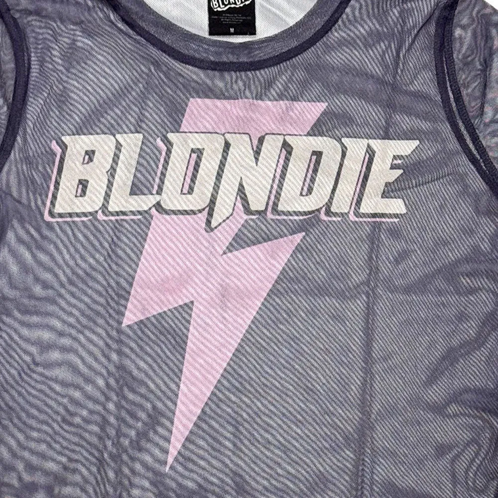Blondie Lightning Strike Mesh Crop Top sold by Paradiso Clothing product image thumbnail 2