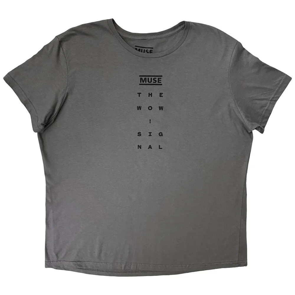 Muse Band Logo and Signal T Shirt sold by Paradiso Clothing