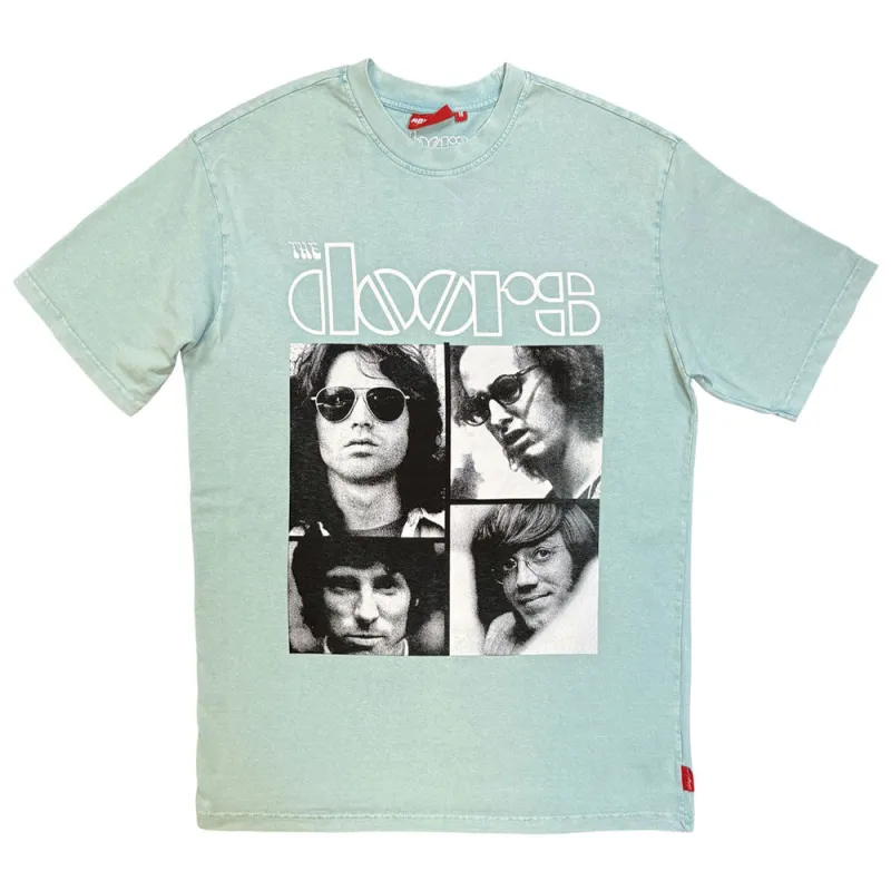 The Doors Squares Wash Rock Off Unplugged T Shirt made by Paradiso Clothing