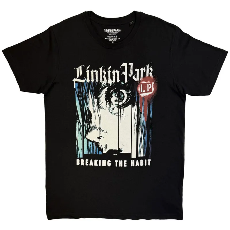 Linkin Park Breaking The Habit Face T Shirt made by Paradiso Clothing