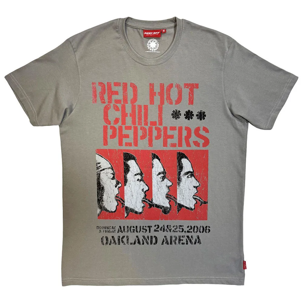 Red Hot Chili Peppers Oakland Arena Rock Off Unplugged T Shirt sold by Paradiso Clothing