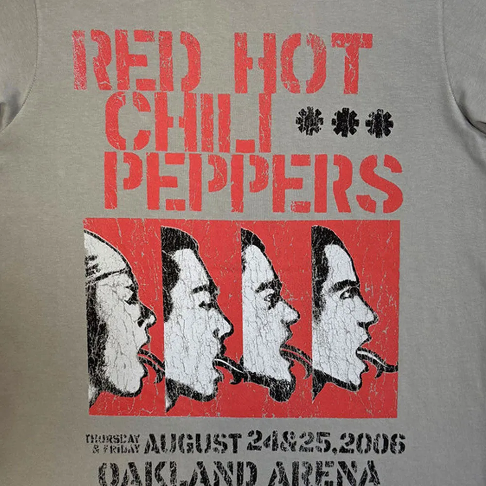 Red Hot Chili Peppers Oakland Arena Rock Off Unplugged T Shirt sold by Paradiso Clothing product image thumbnail 2