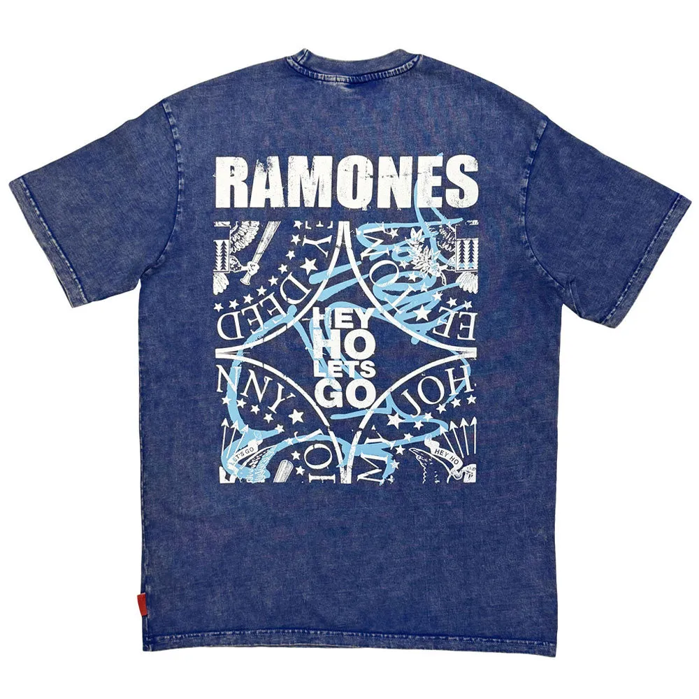 Ramones Presidential Seal Wash Rock Off Unplugged T Shirt sold by Paradiso Clothing product image thumbnail 2