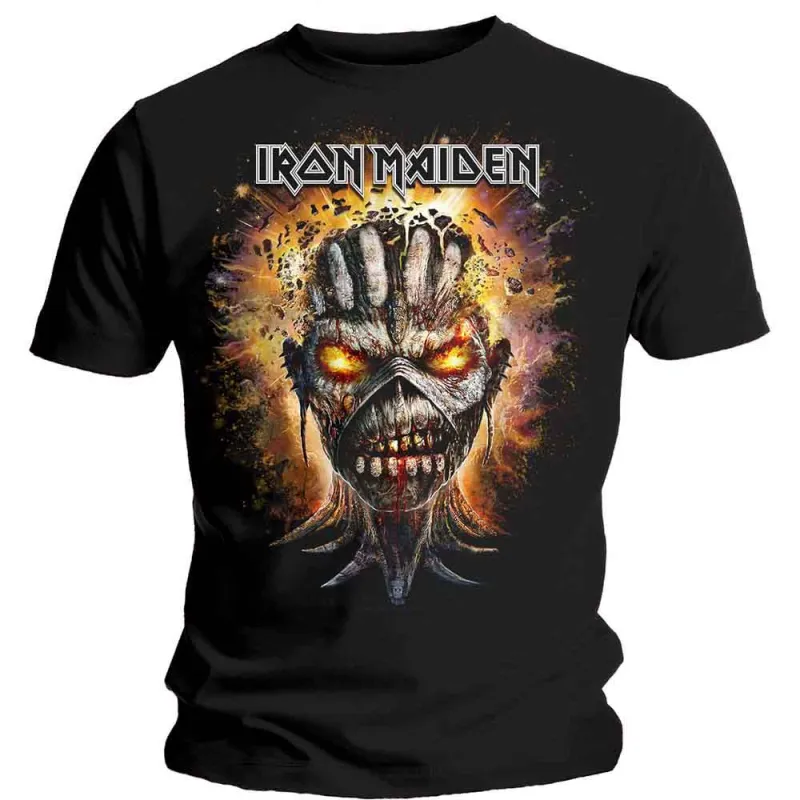 Iron Maiden Eddie Exploding Head T Shirt made by Paradiso Clothing