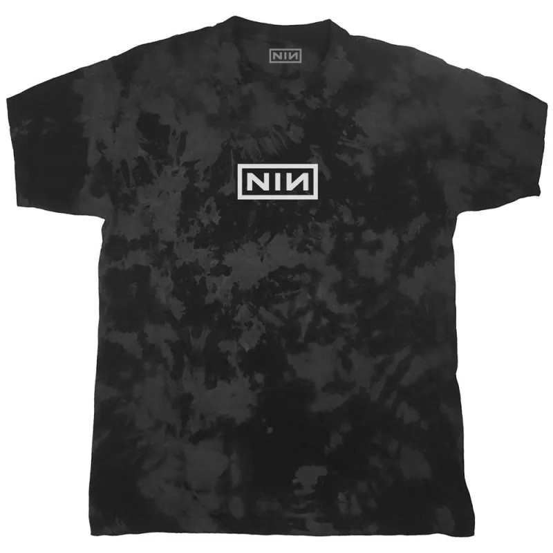 Nine Inch Nails Classic Band Logo Dye Wash T Shirt made by Paradiso Clothing