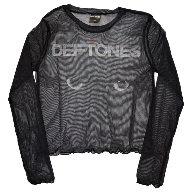 Deftones Sphynx Mesh Crop Top made by Deftones
