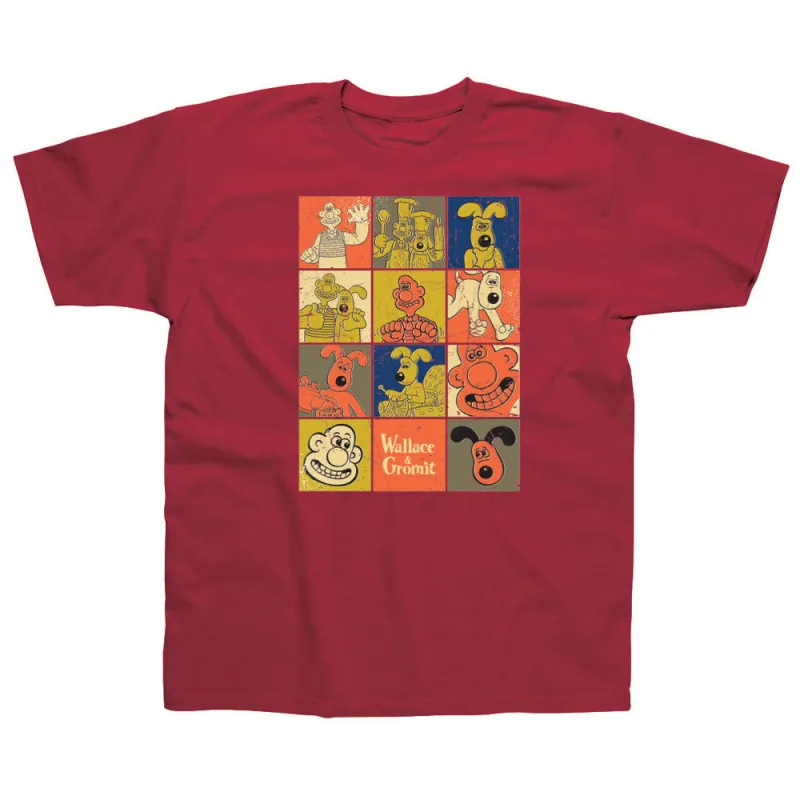 Wallace & Gromit Medley T Shirt made by Paradiso Clothing