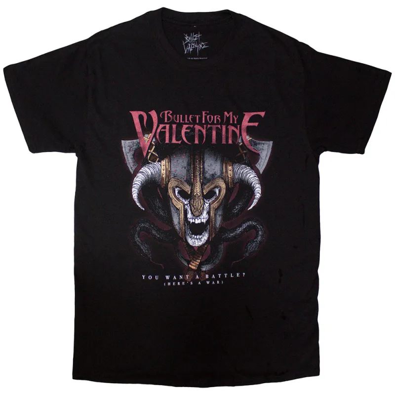 Bullet For My Valentine Unisex T-Shirt: Viking (Black) made by Paradiso Clothing