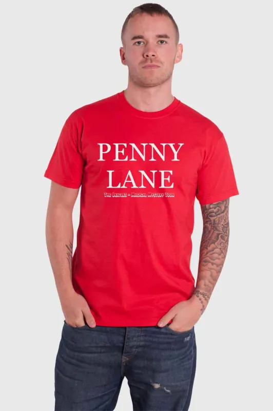 The Beatles Penny Lane text Tee made by The Beatles