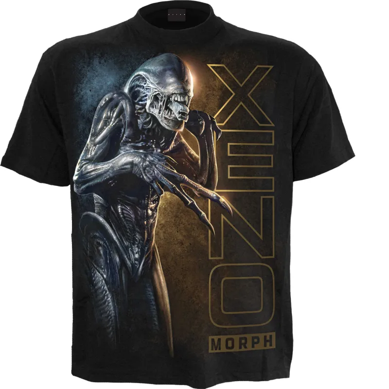 ALIEN - XENO PORTRAIT - Front Print T-Shirt Black made by Paradiso Clothing
