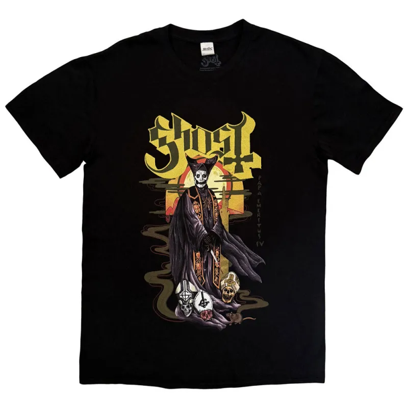 Ghost Mondo Mucha Band Logo T Shirt made by Paradiso Clothing