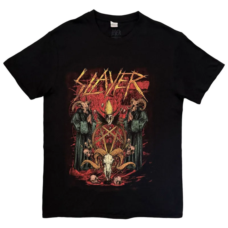 Slayer Goat Pray Band Logo T Shirt made by Paradiso Clothing