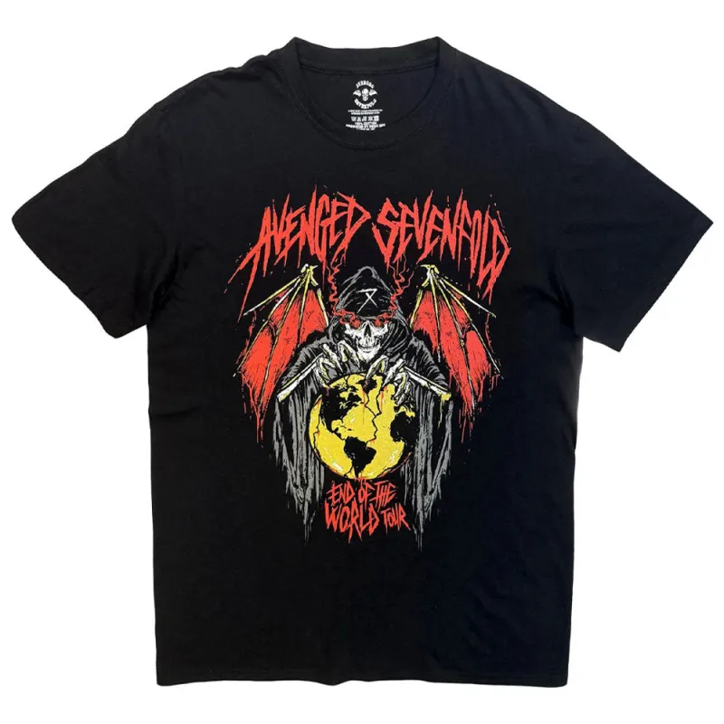 Avenged Sevenfold End Of The World Tour T Shirt made by Paradiso Clothing