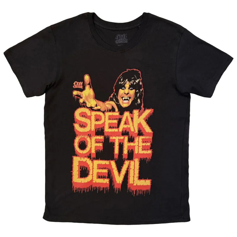 Ozzy Osbourne Speak Of The Devil Dripping T Shirt made by Paradiso Clothing