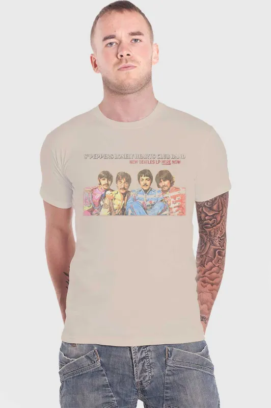 The Beatles Sgt Pepper Lonely Hearts LP Here Now Tee made by The Beatles