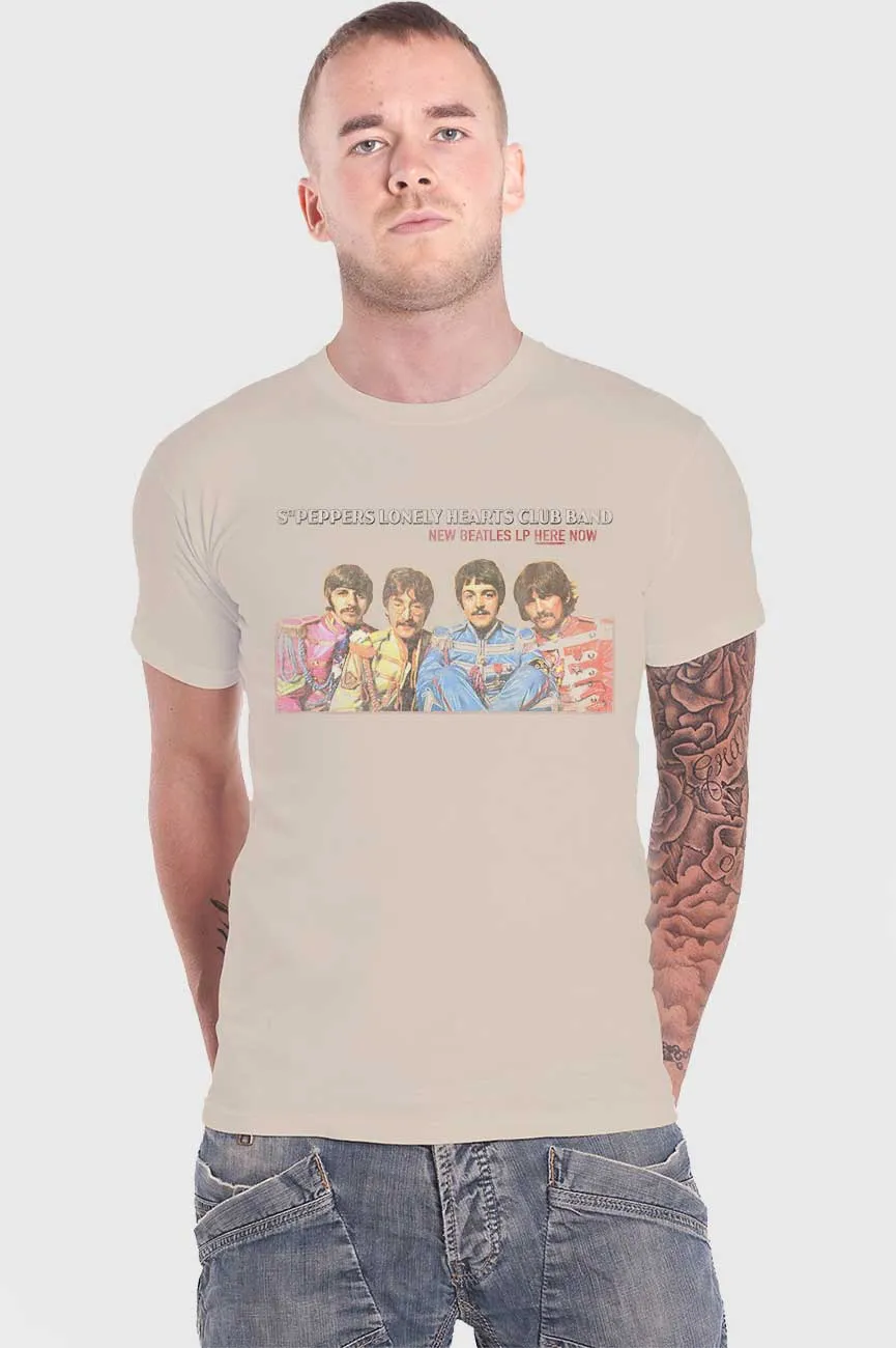 The Beatles Sgt Pepper Lonely Hearts LP Here Now Tee sold by Paradiso Clothing